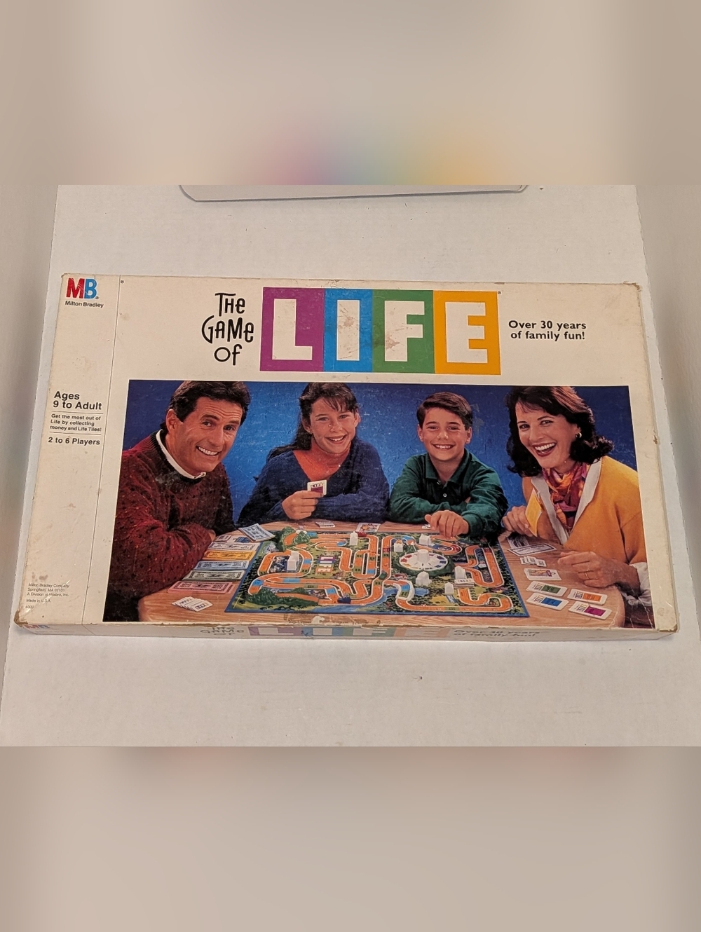 Vintage 1991 The Game Of Life Board Game By Milton Bradley.